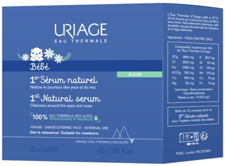 URIAGE BEBE SIERO FISIOLOGICO 15 FLACONCINI DA 5 ML - Newepa Srl
