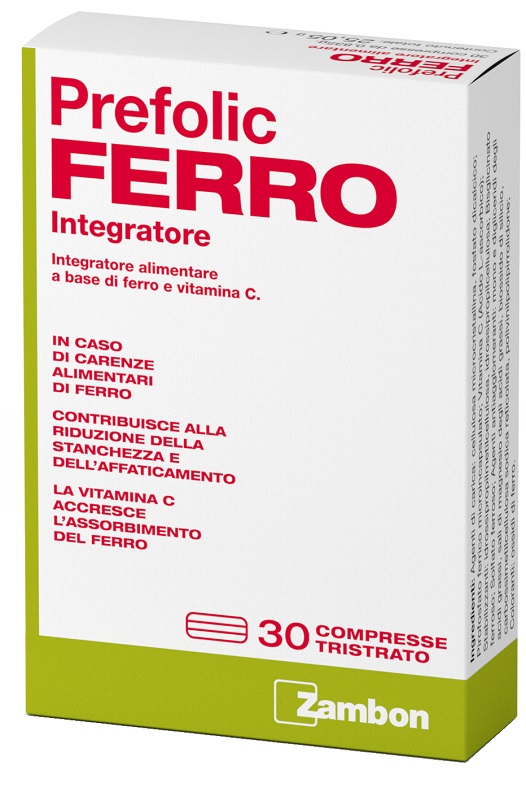 PREFOLIC FERRO 30 COMPRESSE - Newepa Srl