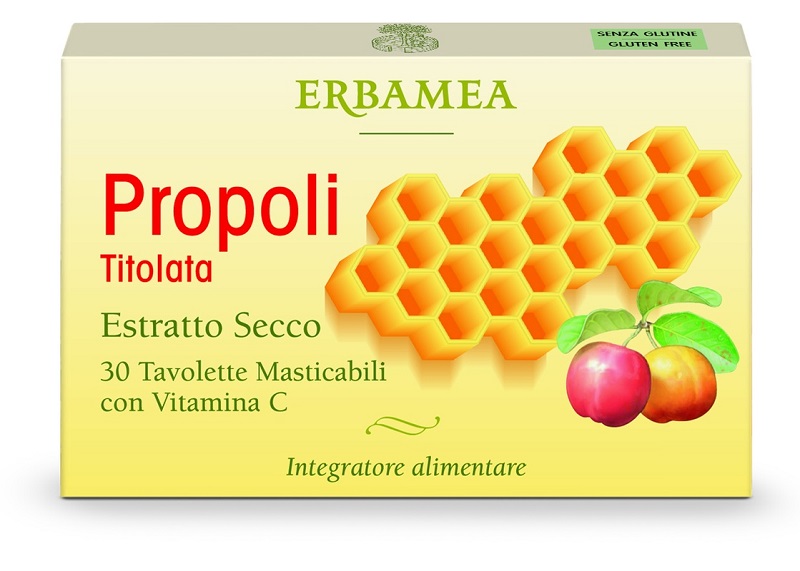PROPOLI TITOLATA 30 TAVOLETTE MASTICABILI - Newepa Srl