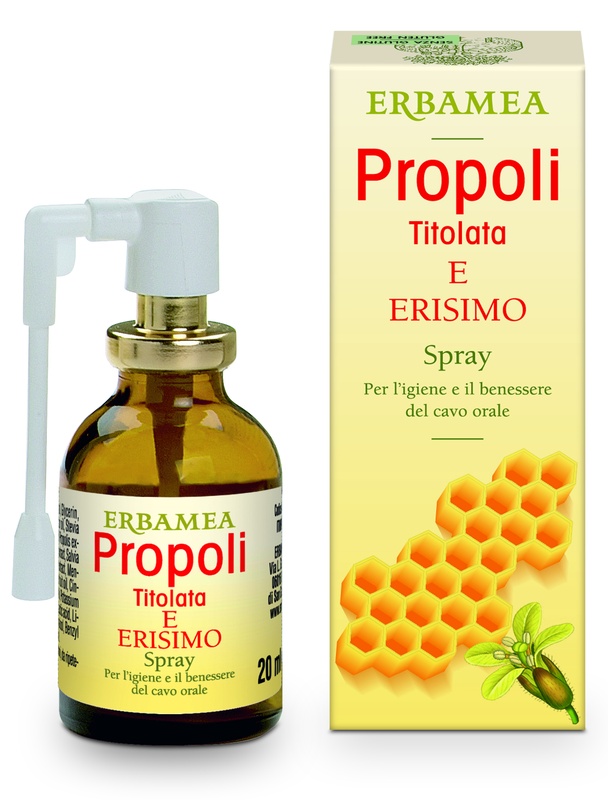 PROPOLI ERISIMO TITOLATA SPRAY 20 ML - Newepa Srl