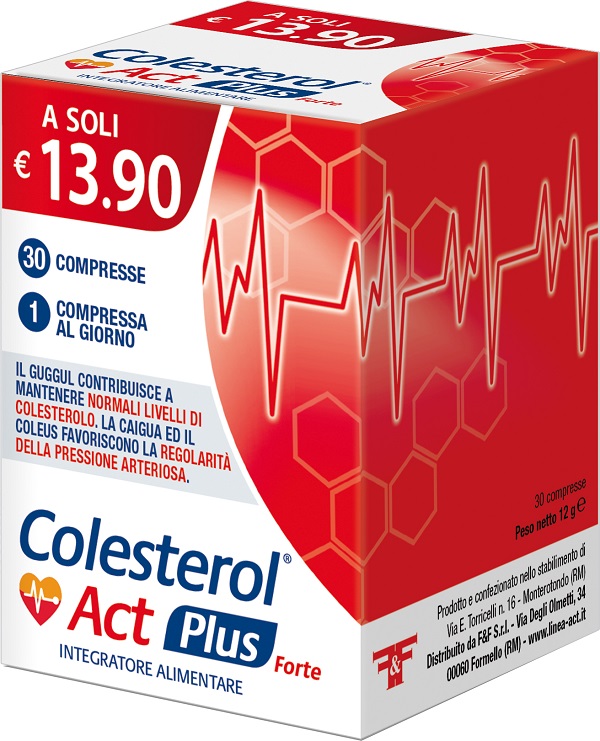 COLESTEROL ACT PLUS FORTE 30 COMPRESSE - Newepa Srl