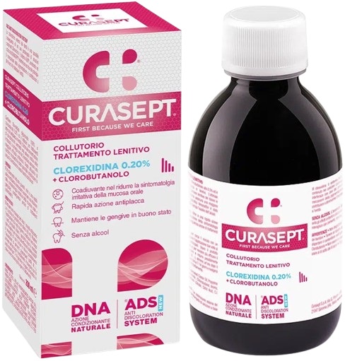 CURASEPT COLLUTORIO ADS DNA TRATTAMENTO LENITIVO 200 ML - Newepa Srl