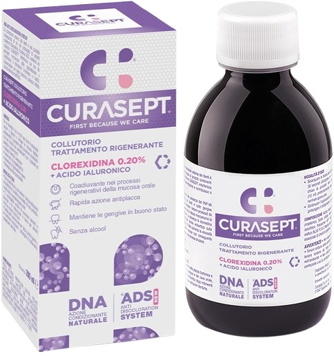 CURASEPT COLLUTORIO ADS DNA TRATTAMENTO RIGENERANTE 200 ML - Newepa Srl