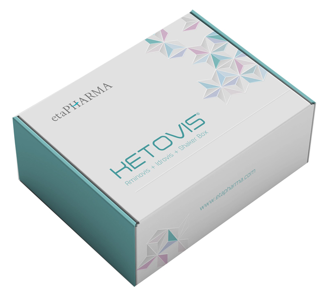 KETOVIS BOX 1 IDROVIS 20 BUSTINE + 1 AMINOVIS 30 BUSTINE + 1 SHAKER - Newepa Srl