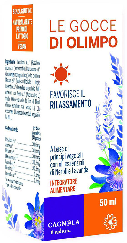 LE GOCCE DI OLIMPO FAVORISCE IL RILASSAMENTO 50 ML - Newepa Srl