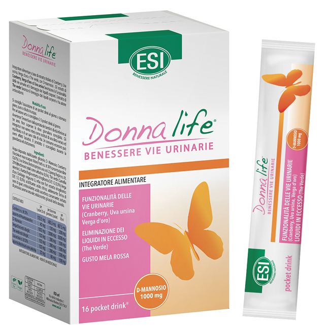 ESI DONNA LIFE VIE URINARIE 16 POCKET DRINK - Newepa Srl