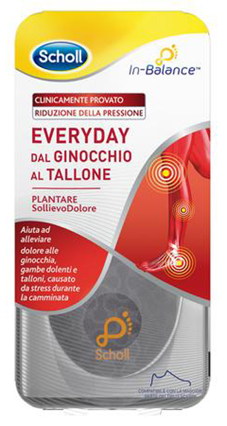 PLANTARE SOLLIEVO DOLORE DA GINOCCHIO A TALLONE SCHOLL IN BALANCE EVERYDAY L - Newepa Srl