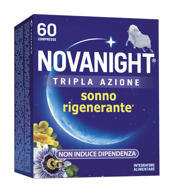 NOVANIGHT TRIPLA AZIONE SONNO RIGENERANTE 60 COMPRESSE - Newepa Srl