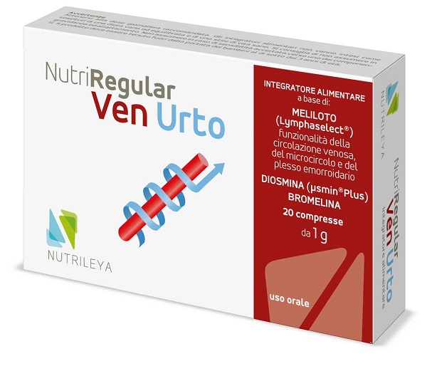 NUTRIREGULAR VEN URTO 20 COMPRESSE - Newepa Srl