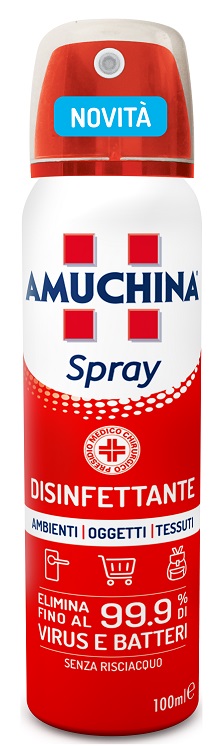 AMUCHINA SPRAY AMBIENTI OGGETTI TESSUTI 100 ML - Newepa Srl