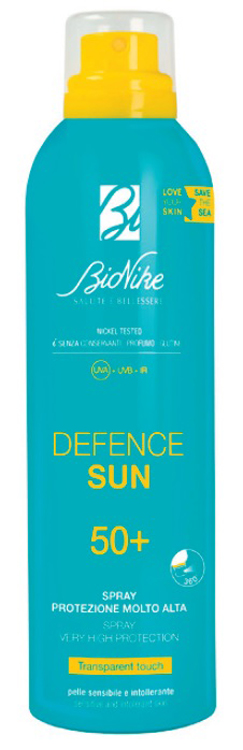DEFENCE SUN SPRAY TRANSPARENT TOUCH 50+ 200 ML - Newepa Srl