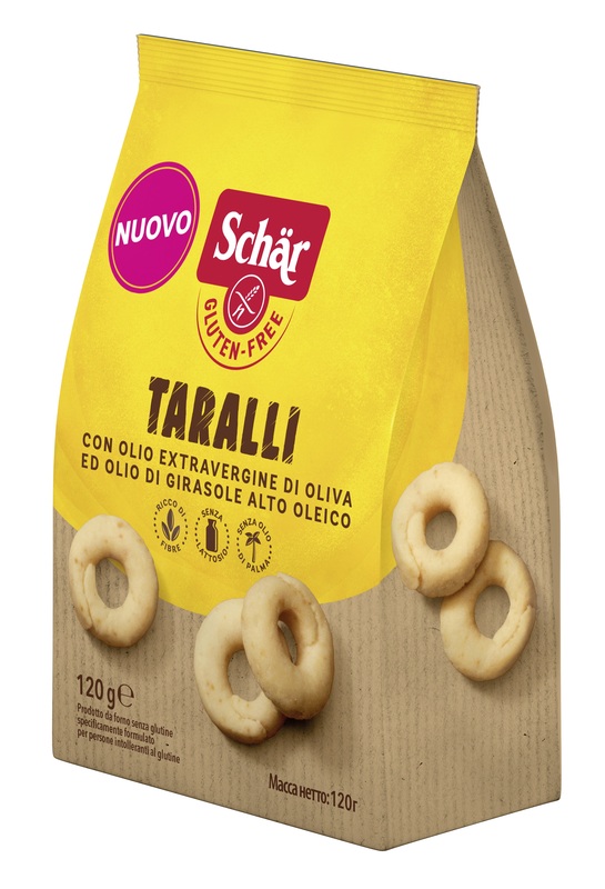SCHAR TARALLI SENZA LATTOSIO 120 G - Newepa Srl