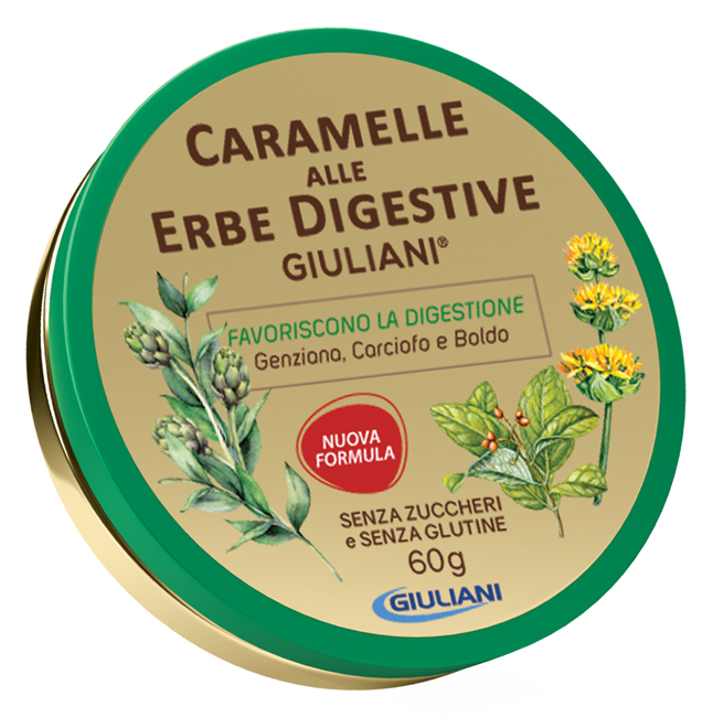 CARAMELLE DIGESTIVE SENZA ZUCCHERO NUOVA FORMULAZIONE 60 G - Newepa Srl