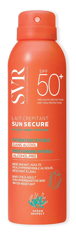 SUN SECURE LAIT CREPITANT SPF50+ 200 ML - Newepa Srl