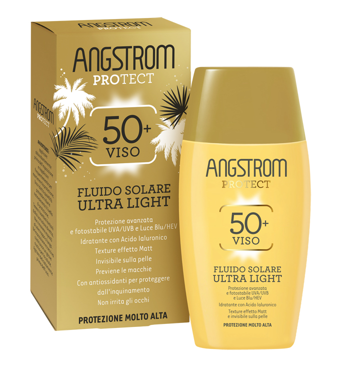 ANGSTROM FLUIDO SOLARE VISO ULTRA LIGHT SPF 50+ 40 ML - Newepa Srl