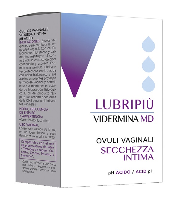 VIDERMINA LUBRIPIU' OVULI VAGINALI 2 BLISTER DA 5 OVULI - Newepa Srl