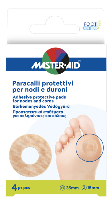 PARACALLI MASTER-AID FOOTCARE NODI E DURONI 4 PEZZI B8 - Newepa Srl