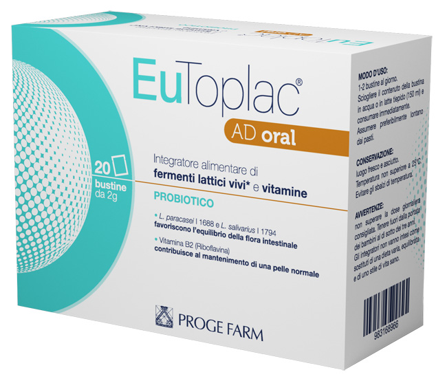 EUTOPLAC AD ORAL 20 BUSTINE - Newepa Srl