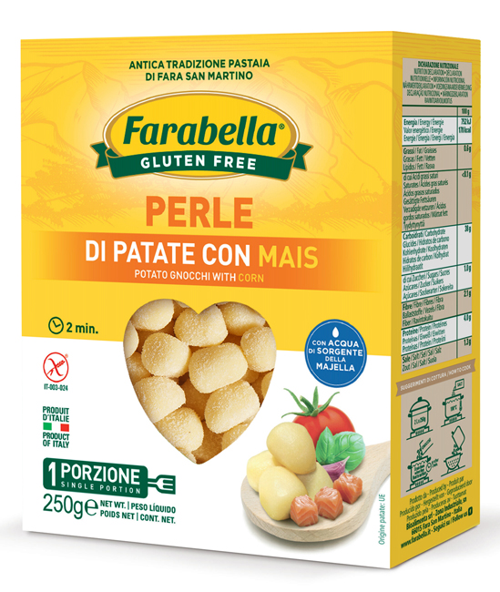 FARABELLA PERLE PATATE MAIS 250 G - Newepa Srl