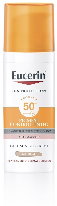EUCERIN SUN PIGMENT CONTROL TINTED SPF50+ MEDIUM 50 ML - Newepa Srl