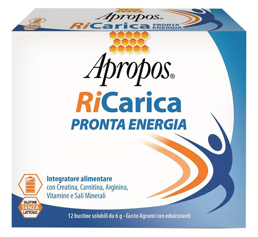 APROPOS RICARICA PRONTA ENERGIA 12 BUSTINE 6 G - Newepa Srl