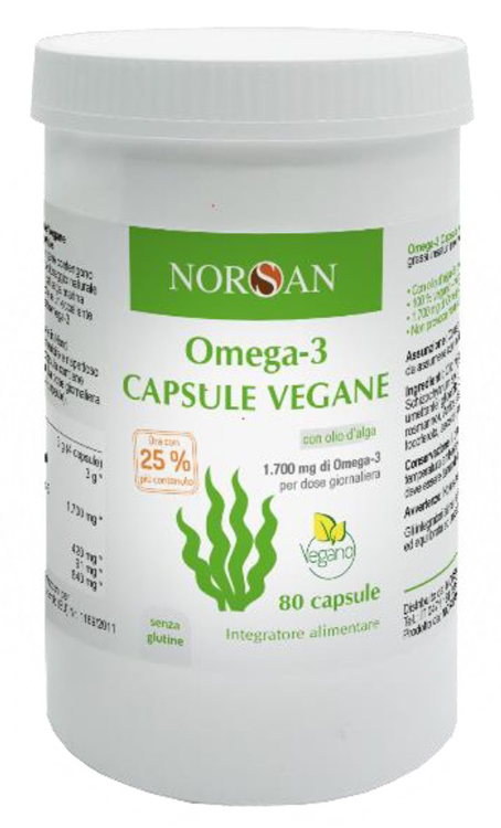 NORSAN OMEGA 3 VEGANO 80 CAPSULE - Newepa Srl