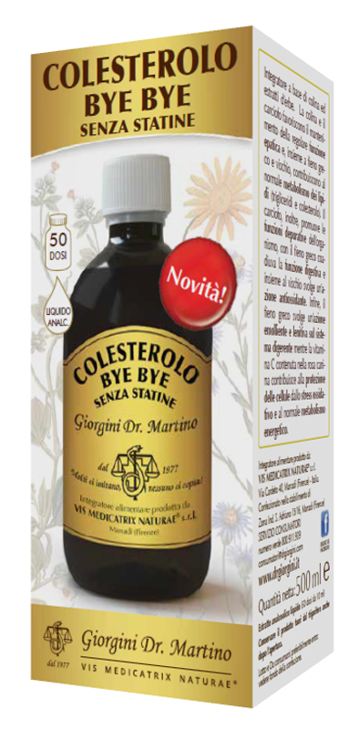 COLESTEROLO BYE BYE SENZA STATINE 500 ML - Newepa Srl