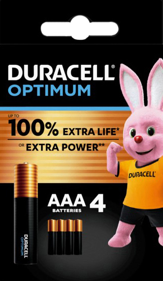 DURACELL OPTIMUM AAA B4 4 PEZZI - Newepa Srl