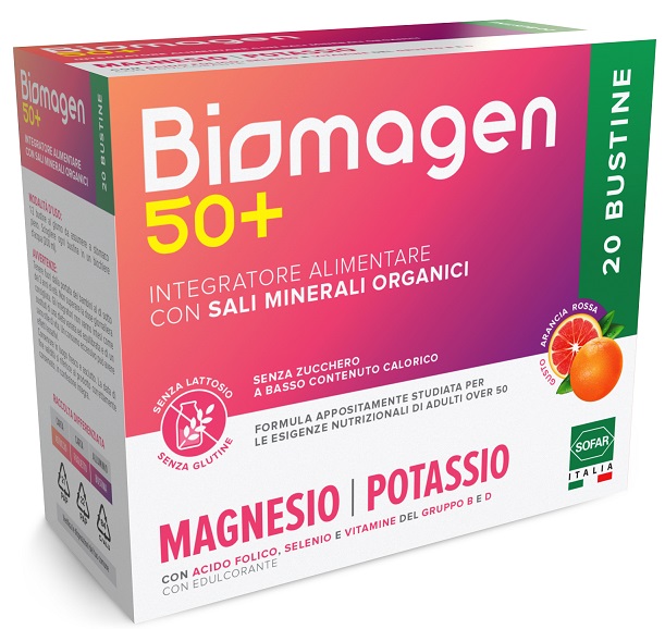 BIOMAGEN 50+ SENZA ZUCCHERI 20 BUSTINE - Newepa Srl