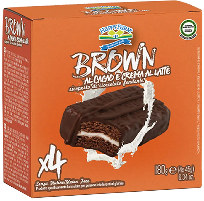 HAPPY FARM BROWN 4 PEZZI DA 45 G - Newepa Srl