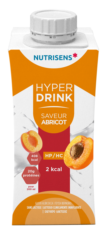 HYPERDRINK 2KCAL ALBICOCCA 4X200 ML - Newepa Srl