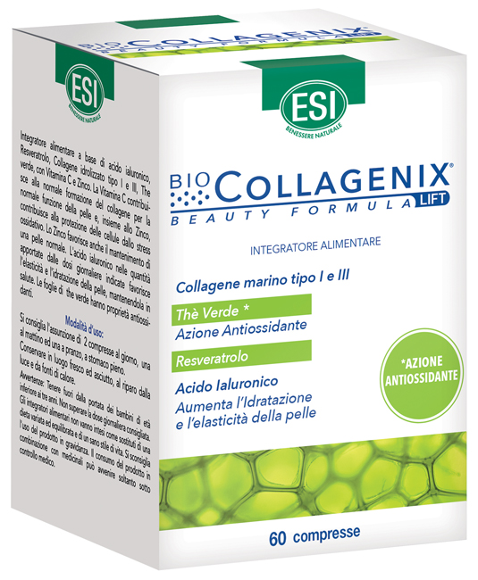 ESI BIOCOLLAGENIX ANTIOSSIDANTE 60 COMPRESSE - Newepa Srl