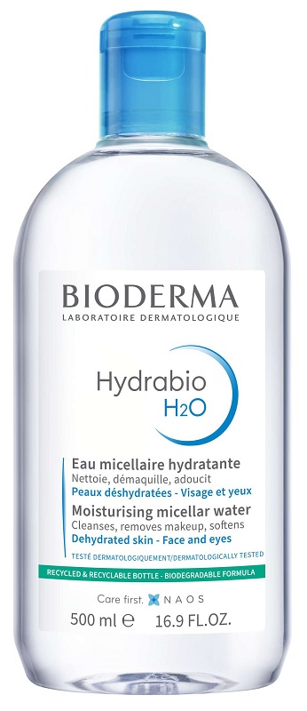 HYDRABIO H2O SOLUZIONE MICELLARE STRUCCANTE IDRATANTE 500 ML - Newepa Srl