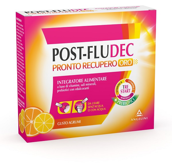 POSTFLUDEC AGRUMI PRONTO RECUPERO ORO 12 BUSTINE - Newepa Srl