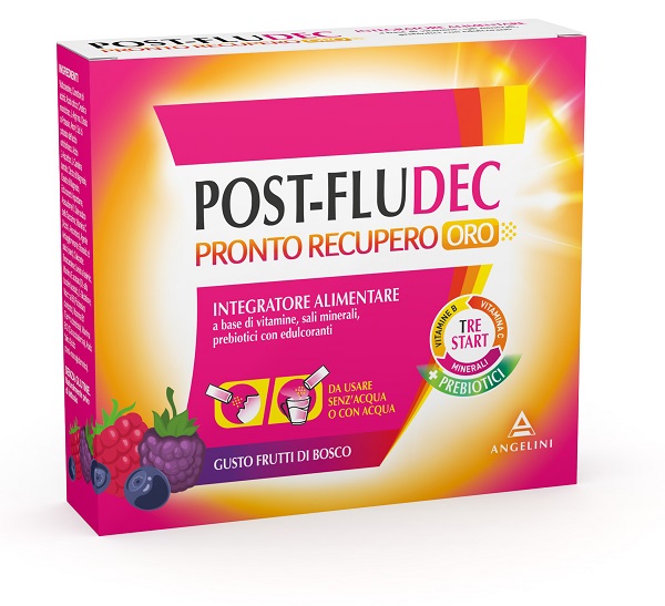 POSTFLUDEC FRUTTI DI BOSCO PRONTO RECUPERO ORO 12 BUSTINE - Newepa Srl