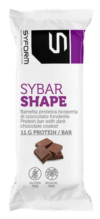 SYBAR SHAPE BARRETTA CIOCCOLATO 40 G - Newepa Srl