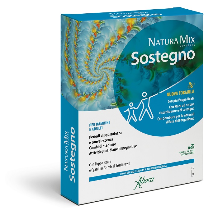 NATURA MIX ADVANCED SOSTEGNO 10 FLACONCINI DA 15 ML - Newepa Srl