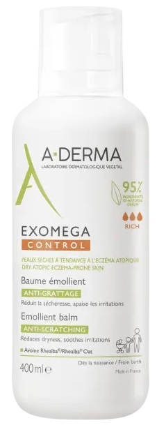 EXOMEGA CONTROL BALSAMO EMOLLIENTE 400 ML - Newepa Srl