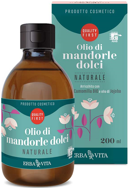 OLIO DI MANDORLE DOLCI NATURALE 200 ML - Newepa Srl