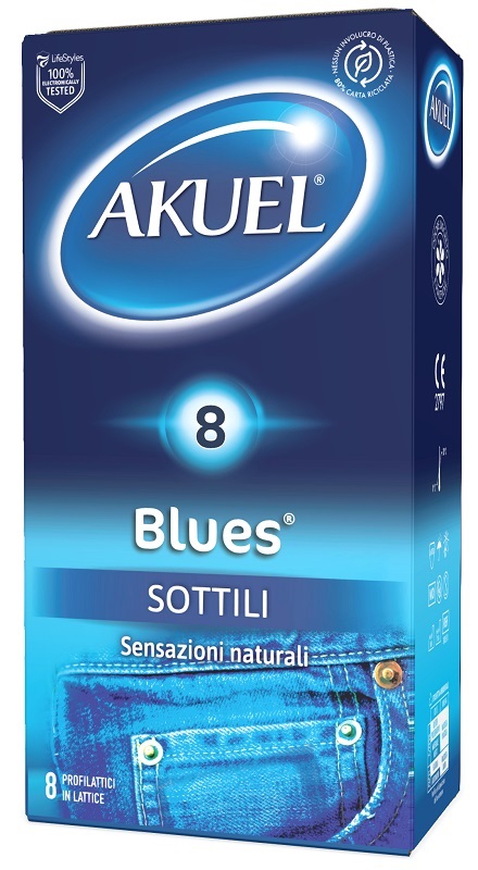 PROFILATTICO AKUEL BLUES SOTTILE 8 PEZZI - Newepa Srl