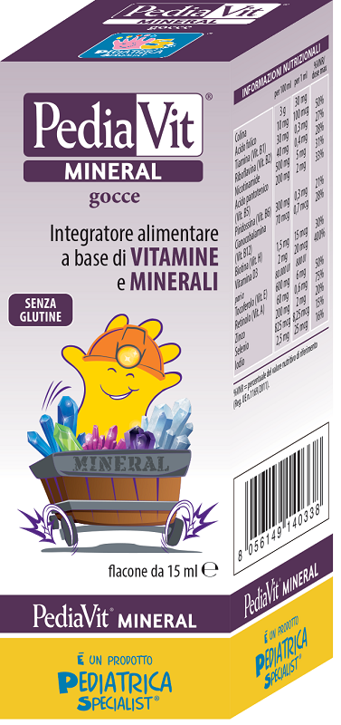 PEDIAVIT MINERAL GOCCE 15 ML - Newepa Srl