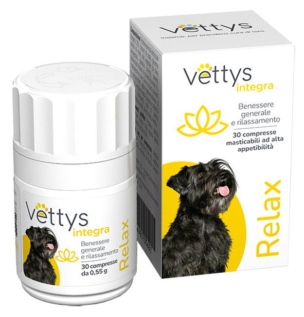 VETTYS INTEGRA RELAX CANE 30 COMPRESSE MASTICABILI - Newepa Srl