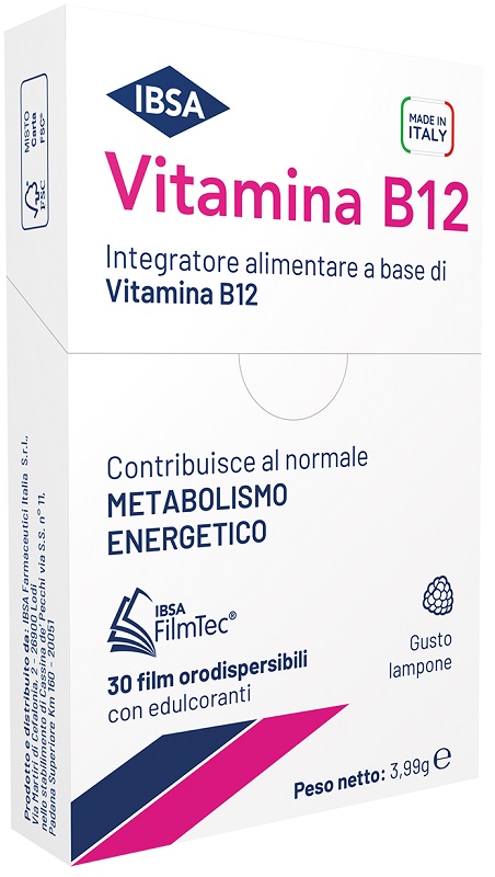 VITAMINA B12 IBSA 30 FILM ORALI - Newepa Srl