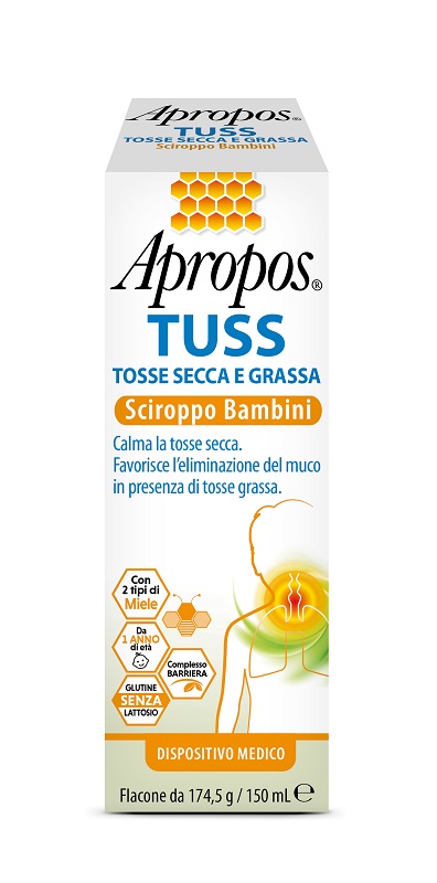APROPOS TUSS SCIROPPO BAMBINI 150 ML - Newepa Srl