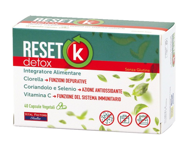 RESET K DETOX 40 CAPSULE - Newepa Srl
