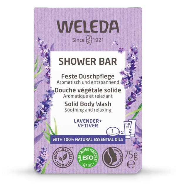 BAGNO DOCCIA SOLIDO LAVANDA + VETIVER 75 G - Newepa Srl