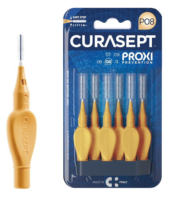 CURASEPT PROXI P08 ARANCIO CHIARO 6 PEZZI - Newepa Srl