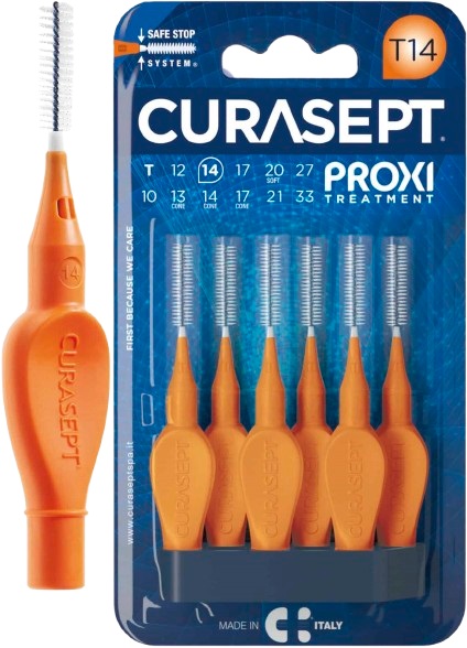 CURASEPT PROXI T14 ARANCIO/ORANGE 6 PEZZI - Newepa Srl