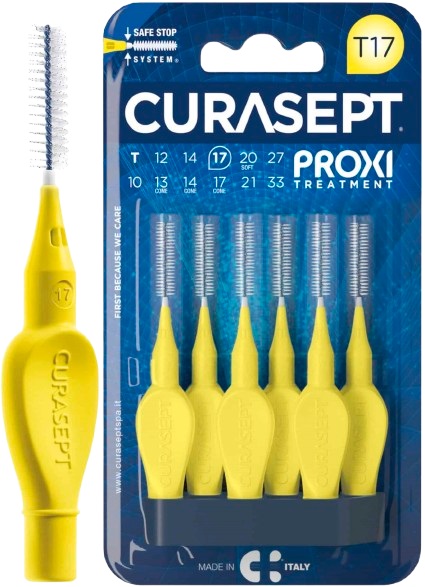 CURASEPT PROXI T17 GIALLO/YELLOW 6 PEZZI - Newepa Srl