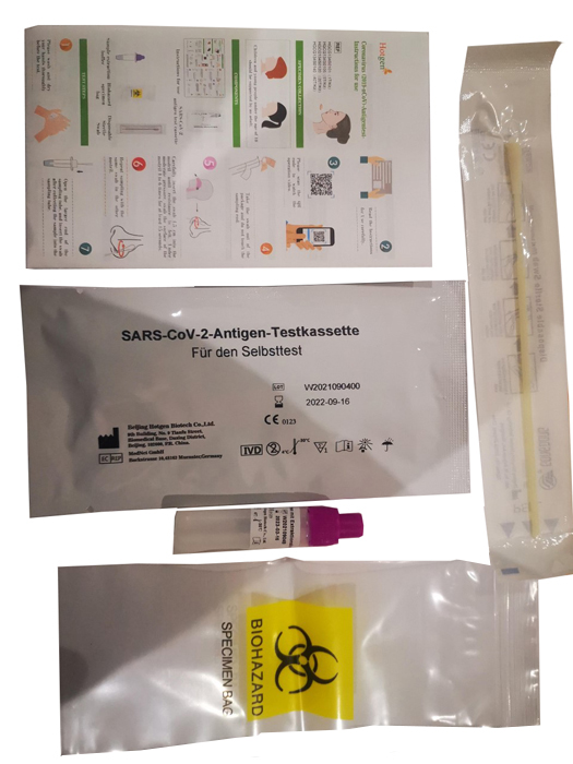 TEST ANTIGENICO RAPIDO COVID-19 HOTGEN AUTODIAGNOSTICO DETERMINAZIONE QUALITATIVA ANTIGENI SARS-COV-2 IN TAMPONI NASALI MEDIANTE IMMUNOCROMATOGRAFIA - Newepa Srl